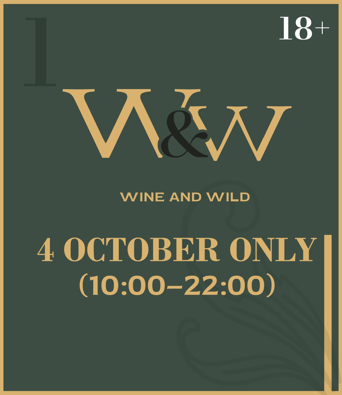 4 OCTOBER ONLY (10:00–22:00)