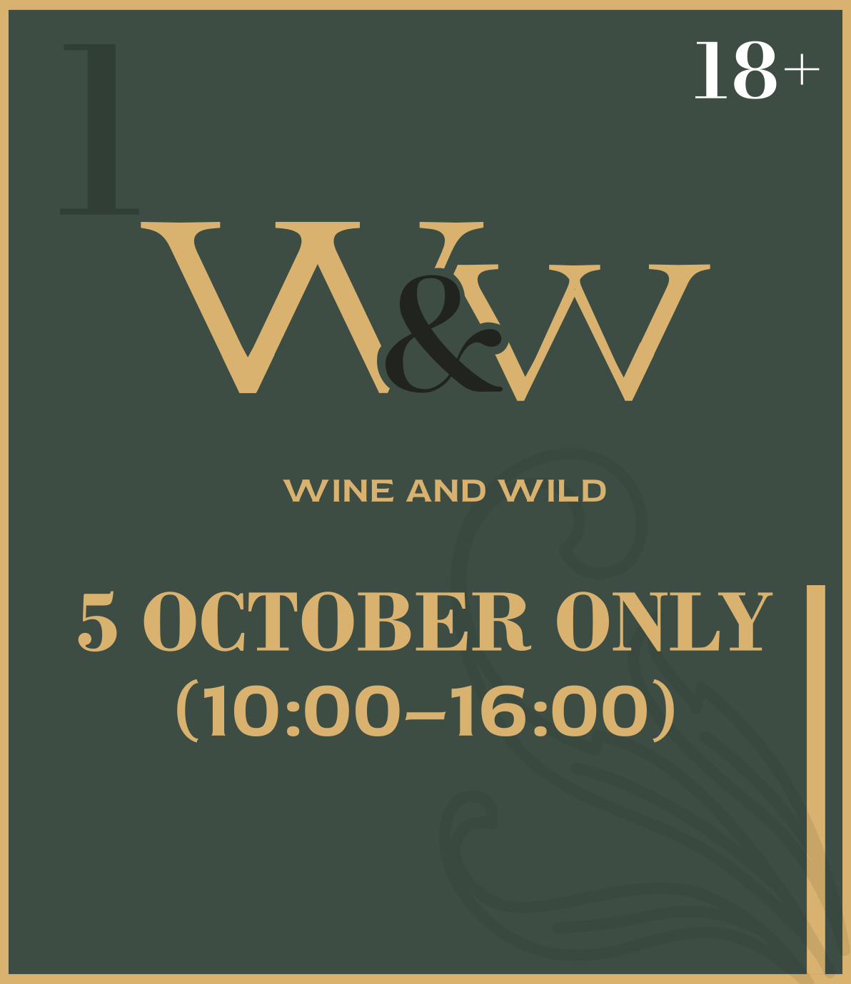 5 OCTOBER ONLY (10:00–16:00)
